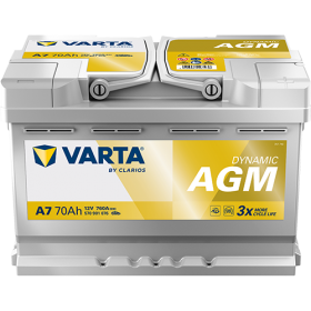 Аккумулятор VARTA 70 А/ч DYNAMIC AGM 570901076 A7