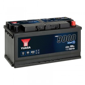 Аккумулятор YUASA YBX9019 AGM Start Stop Plus Batteries 95 А/ч 850А