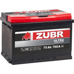 Аккумулятор ZUBR 75 А/ч Ultra