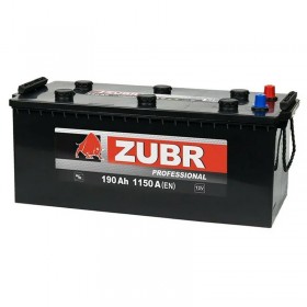 Аккумулятор для грузовой техники ZUBR 190 А/ч Professional