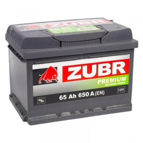 Аккумулятор ZUBR 65 А/ч Premium