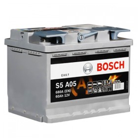 Аккумулятор BOSCH S5 A05 AGM 60 А/ч (о.п)