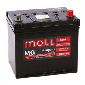 Аккумулятор MOLL Asia 75D23 L 66 А/ч