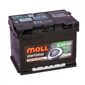 Аккумулятор MOLL Start-Stop EFB 60 А/ч