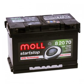 Аккумулятор MOLL Start-Stop EFB 70 А/ч