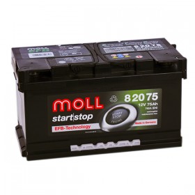 Аккумулятор MOLL Start-Stop EFB 75 А/ч