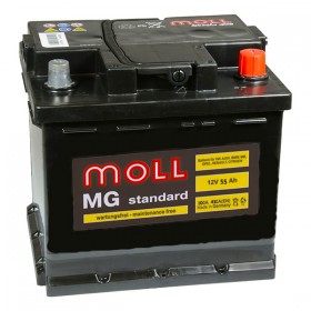 Аккумулятор MOLL Standard MG 55 А/ч
