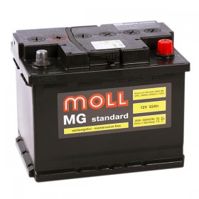 Аккумулятор MOLL Standard MG 62 А/ч