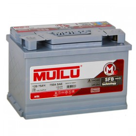 Аккумулятор MUTLU 75 А/ч SFB SERIES 3 L3.75.072.A