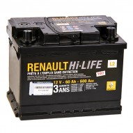 Аккумулятор RENAULT 7711238597 60Ач 600А