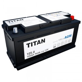 Аккумулятор TUBOR AGM 6СТ-105.0 VRLA L6 Артикул: 4610082704015