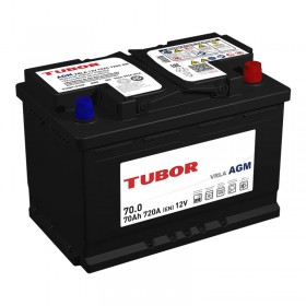 Аккумулятор TUBOR AGM 6СТ-70.0 VRLA Артикул: 4610082700079