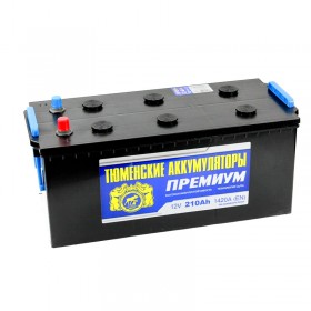Автомобильный аккумулятор Tyumen Premium 210 А/ч п.п. (Тюмень Премиум 210 )