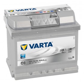 Аккумулятор VARTA 52 А/ч Silver Dynamic C6 (о.п)